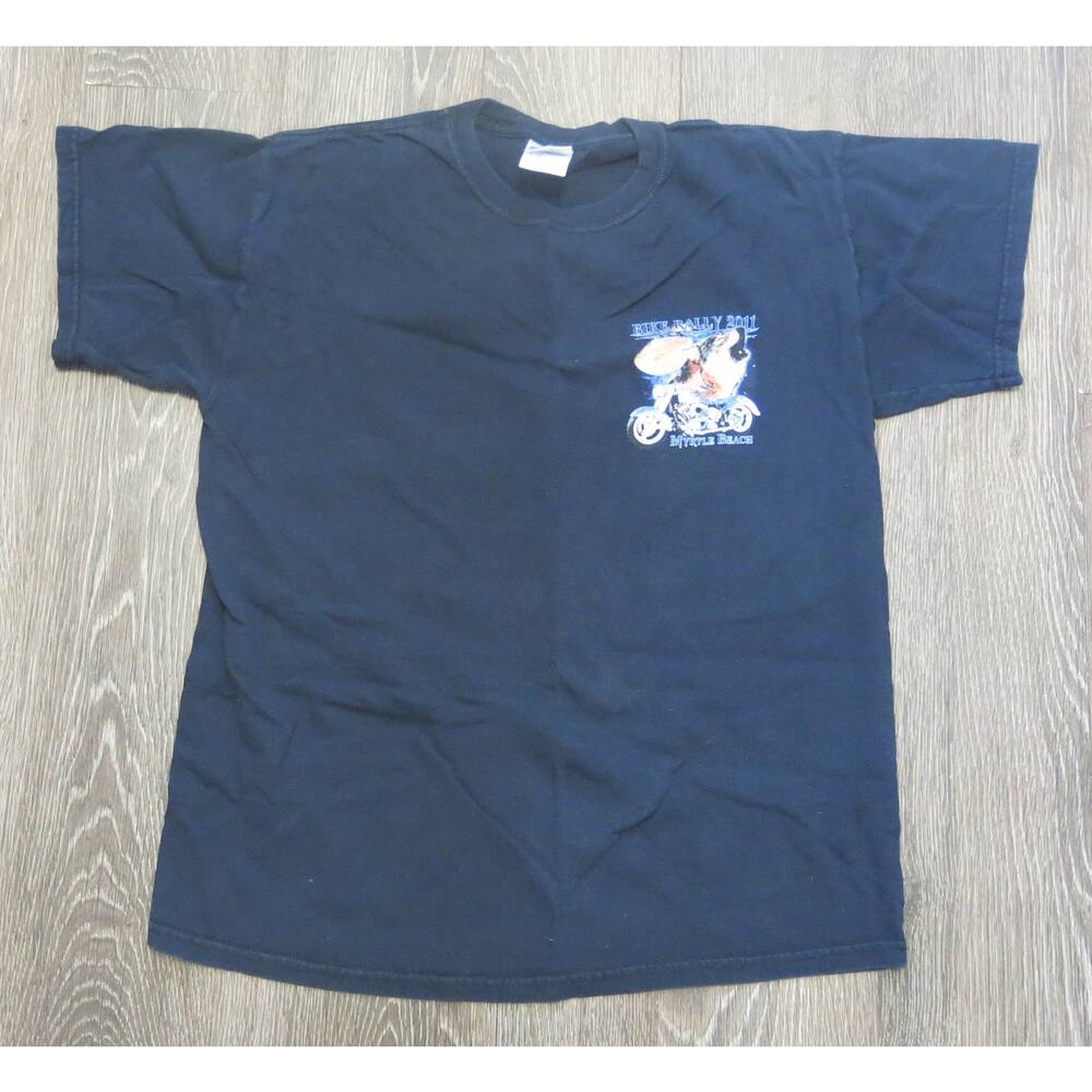 HARLEY DAVIDSON MOTORCYCLE T Shirt  Size M Myrtle Beach 2011 Bike Rally Wolf